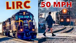 Louisville & Indiana RR: Mailman Walks in front of High Speed Train in Franklin!
