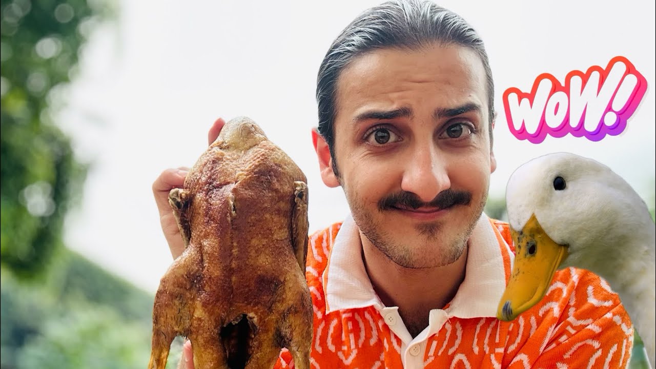 In the early autumn, with the autumn weather, just a stuffed duck with local bread sticks. 🦆🦢🍗