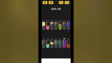 Soda Sort Water Color Puzzle Level 257 Gameplay