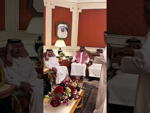 معايدة الامير عبدالعزيز بن سعود السامر وقصيدة ضيدان بن قضعان