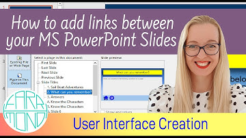 Add links between slides in MS PowerPoint Finished