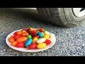 Crushing Crunchy &amp; Soft Things by Car! EXPERIMENT CAR vs M&amp;M