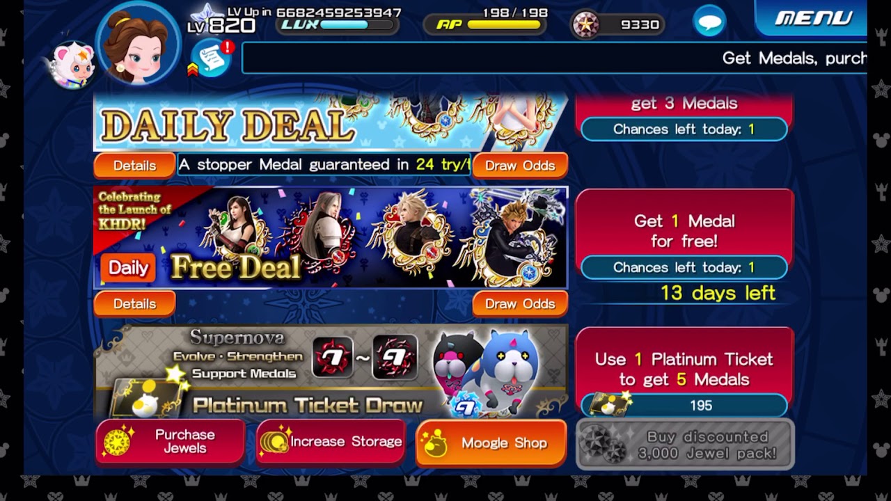 KHUx - Terra-Xehanort B VIP, and Trait Rolls