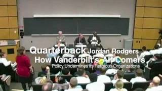 Vanderbilt quarterback Jordan Rodgers on the non-discrimination policy