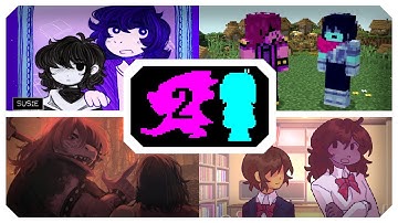 Kris and Susie through different universes with their respective musics 2