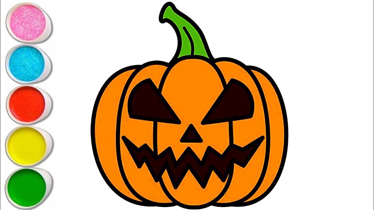 How To Draw Halloween Pumpkin Halloween Pumpkin Drawing Step By Step Maxresdefault