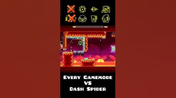 Dash Spider vs each icon #gd  #geometrydash