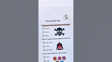 Human Body Quiz - Can you get 5/5? #human #body #quiz #quiztime