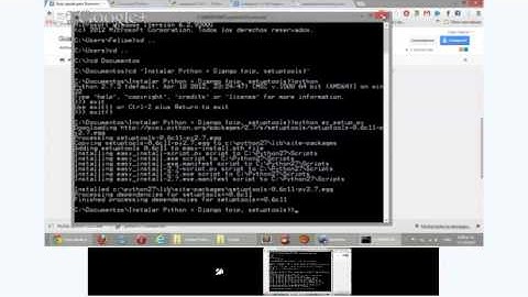 Instalación de Python + Django en Windows