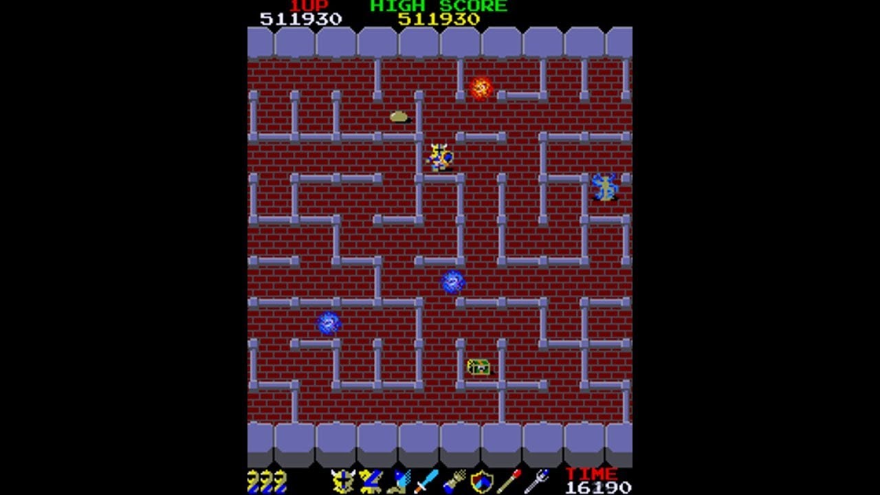 The Tower of Druaga [Arcade Longplay] (1984) Namco {New Version