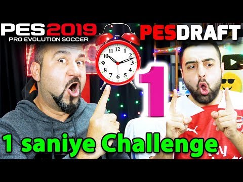 1 SANİYEDE TAKIM SEÇME CHALLENGE! | PES 2019 PESDRAFT