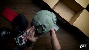 Ballistic Helmet Build: Ops Core SF Super High Cut Helmet Unboxing