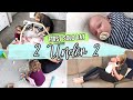 DAY IN THE LIFE WITH 2 UNDER 2 | First Solo Day with Newborn &amp; Toddler | Jessica Elle
