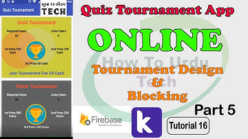 Online Quiz Tournament & Earning App  Page Designing  & Blocking  (Tutorial 16) Part 5