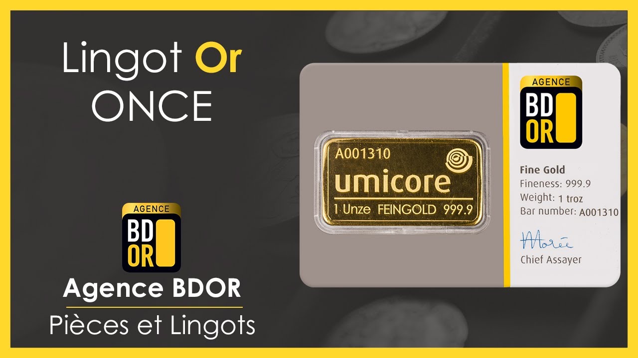 Once D Or Lingot Prix Et Cours D Une Once D Or Achat Vente
