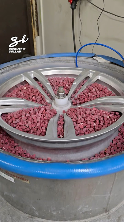 Ceramic Polishing A Wheel! ЁЯЫЮ #wheels #tires #polishing