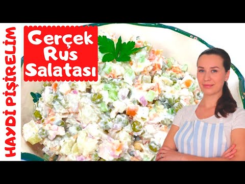 TƏCİLİ ROSSIYA SALAD | Həqiqi rus salatını necə etmək olar? | Olga Genç