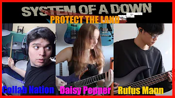 System Of A Down - Protect The Land | Guitar, Bass & Drum Cover - ft. Daisy Pepper & Rufus Mann
