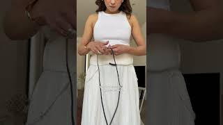 HOW TO MAKE YOUR DRESS PERFECTLY FIT 👗🥺 Save & subscribe for #fashion