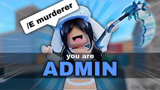 TROLLING PEOPLE WITH ADMIN IN MM2 GAMES!