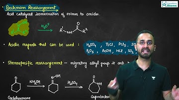Organic Name Reactions: Beckmann Rearrangement | Unacademy Atoms | Paaras Thakur