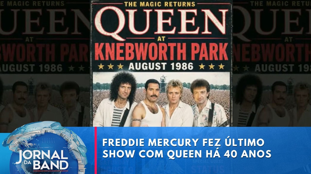 Freddie Mercury fez último show com Queen há 40 anos | Jornal da Band