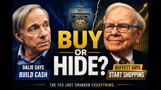 Dalio Says Build Cash. Buffett Says Buy. The Fed Just Changed Everything.