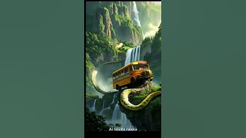 GIANT PYTHON|ABANDONED BUS |TRAVEL DISCOVERED  #short #trending #ai #train #snake #pythonsnake