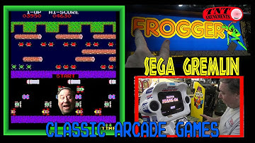 #1128 Sega Gremlin FROGGER & SUPER HANG ON Arcade Video Game TNT Amusements