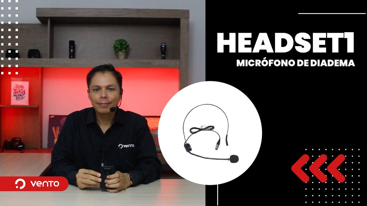 Micrófono de Diadema Headset4 Color Piel para Receptor WM332 UHF Vento -  Sonomarcas