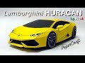 Lamborghini huracan papercraft  full build remake 115 scale
