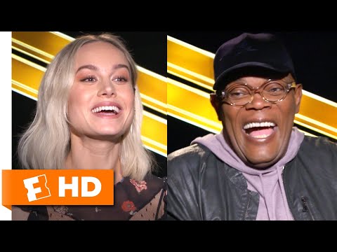 Brie Larson & Samuel L. Jackson Love Faerie Tales and Karate | Captain Marvel Interview