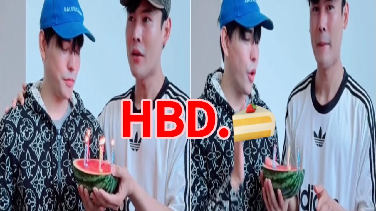 คลิปวันเกิดแฟนดิว ธีรภัทร‼️ฉลองด้วยเค้กแตงโม รำลึกถึงความหลัง‼️