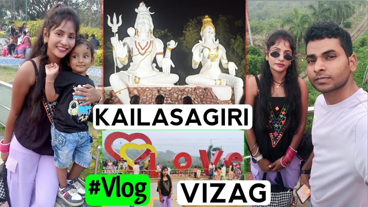 Kailasagiri Hill Vlog | Vishakhapattanam Tour | Rope Way | Sea Beach | New Year Picnic Vlog | Trip