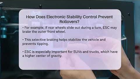 How Does Electronic Stability Control Prevent Rollovers? - Talking Tech Trends