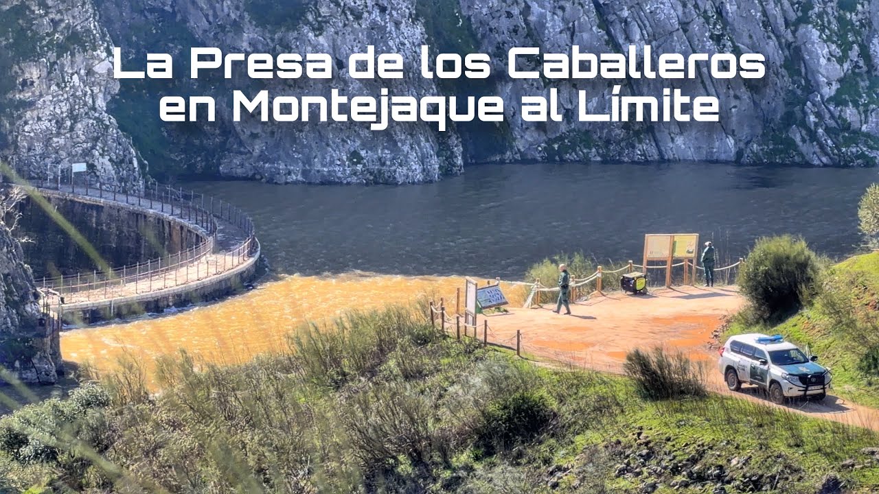 La Presa de los Caballeros en Montejaque al Límite #presa #montejaque #limite #temporal #malaga 