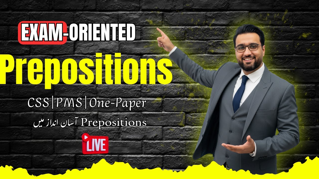 Prepositions Made Easy | All Competitive Exams English Grammar | Prepositions Solved CSS Precis