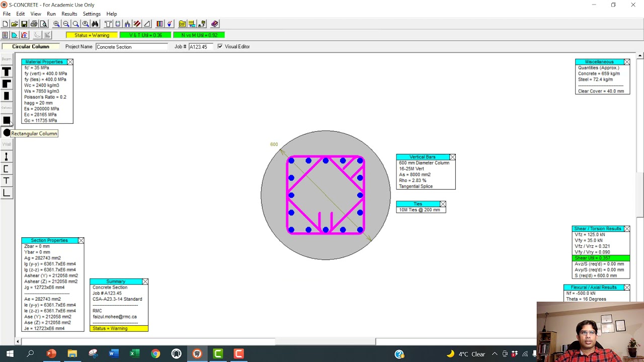 RMC - CEE 415 - S-Concrete Tutorial - Column Design 1