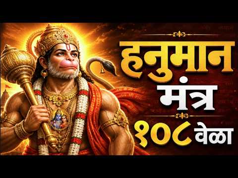 हनुमान मंत्र १०८ वेळा: सर्व संकटे आणि भीती दूर करणारा महाशक्तिशाली मंत्र | Hanuman Mantra 108 Times