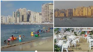 جولة في شاطئ اسحاق حلمي في سيدى بشر و اسعاره️️ Alexandria