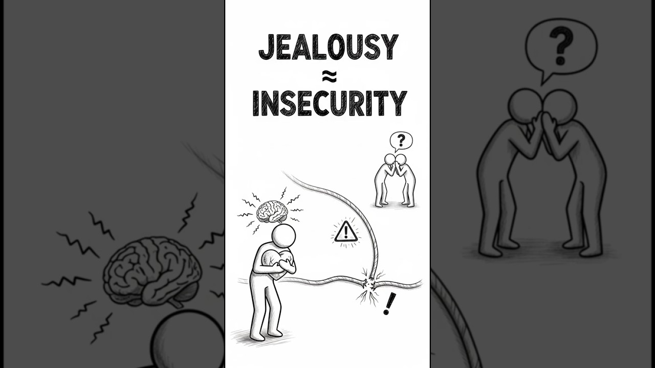 Jealousy Isn&rsquo;t Insecurity &mdash; It&rsquo;s Your Brain Panicking  #humanbehavior #shorts #psychologyfacts