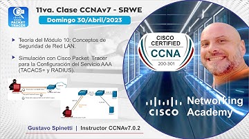 Teoría del Módulo 10: Conceptos de Seguridad de Red LAN 🔷 Simula PT: Configuración del Servicio AAA