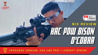 REVIEW KAC PDW BISON D’COBRA CUSTOM & UPGRADED  | AIRSOFT SPRING INDONESIA |  450 - 480 FPS MANTAP!! screenshot 3