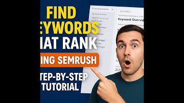 How to Find High-Ranking Keywords Using SEMrush (Affiliate Marketing Tutorial 2025)