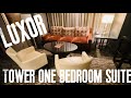 Luxor Las Vegas Tower One bedroom suite tour / review