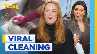 Cleaning videos go viral on TikTok | Today Show Australia