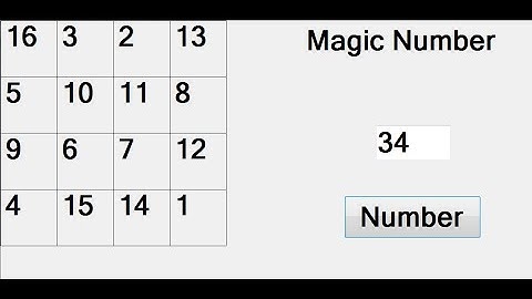 How to Create a Magic Number with 2 Dimension Array in Visual Basic.Net
