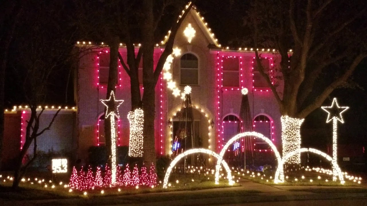 12 Days of Christmas Light Show Pecan Grove Richmond Tx YouTube