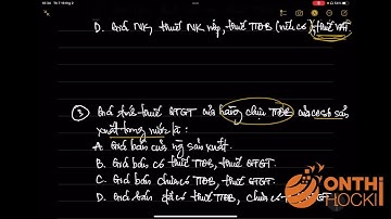 Thuế 1 - Chữa trắc nghiệm (phần 2) - HVNH || TT OTHK