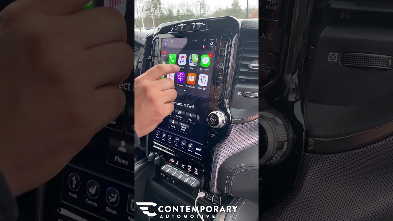 How To Use The Apple CarPlay in The RAM 1500 | Contemporary Automotive